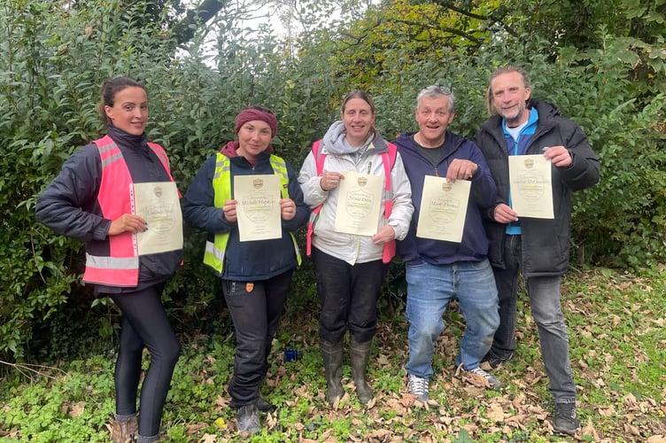 'Hedging Your Vets' project, a community-driven initiative aimed at providing veterans and individuals at risk of social exclusion with vital skills in traditional hedgelaying