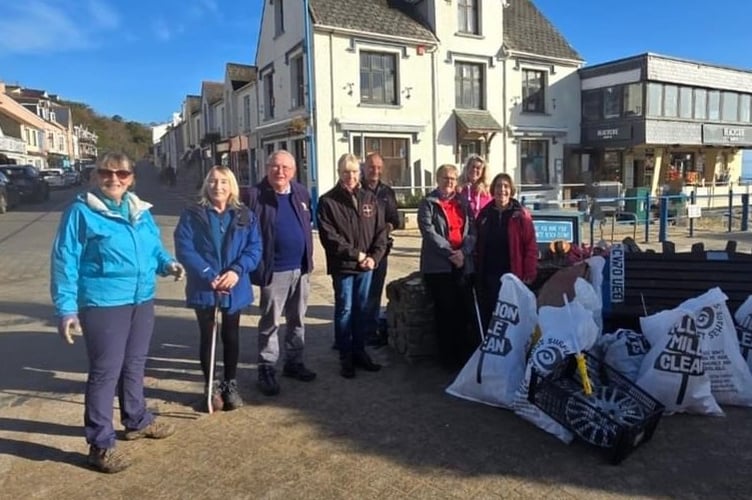 Saundersfoot litter