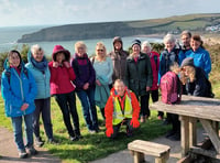 October a pleasant month for Tenby walking group