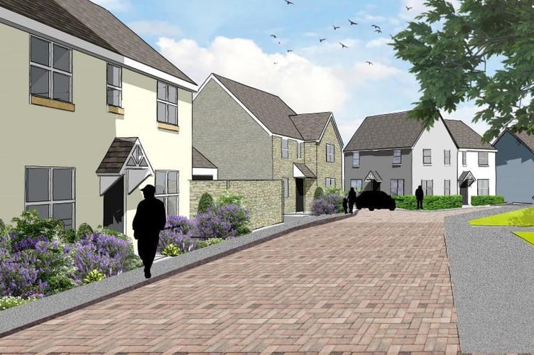  The site would create an \'attractive and integrated extension to Saundersfoot\', according to the planning application. (Image: The Urbanists)