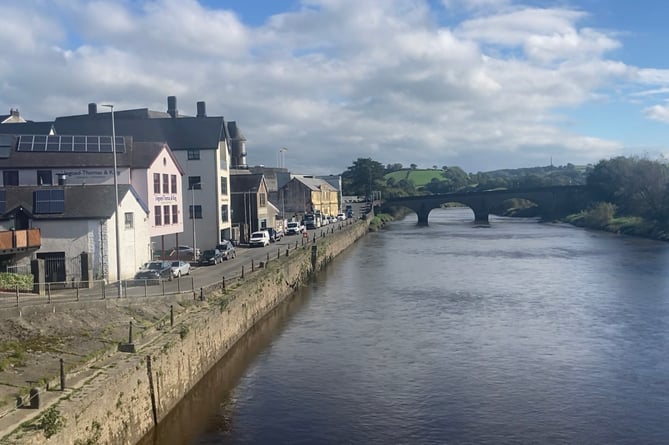 Carmarthen Towy river