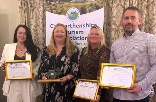 CofGâr, the County Council’s Museums & Arts Service, secured the award at the ceremony held on November 7 at The Plough Hotel in Rhosmaen