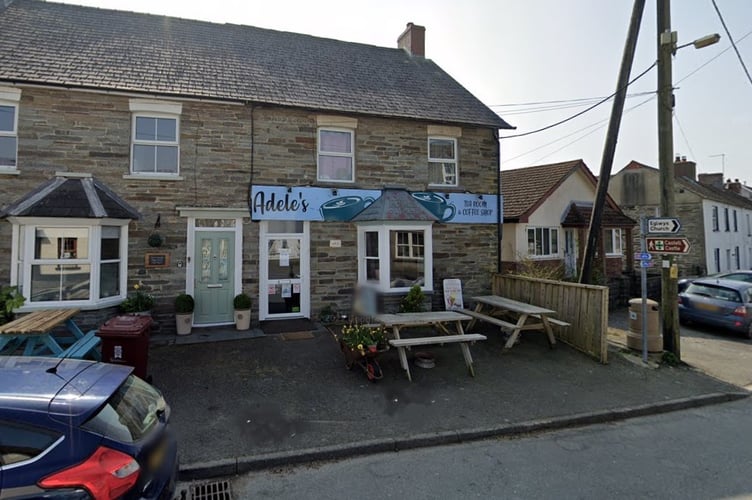 The owners of Siop Y Pentre, Cilgerran are seeking permission to convert a nearby house to a cafe. Picture: Google Street View.