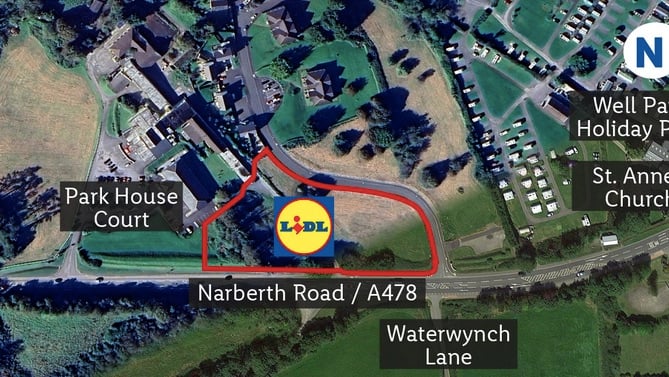 Lidl plans for Tenby