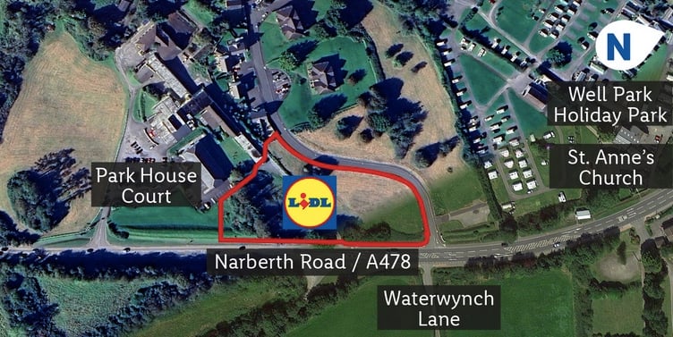 Lidl plans for Tenby