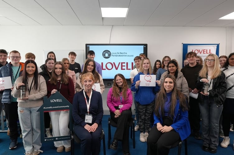 Leading partnerships developer Lovell has delivered an engaging educational session to students at Pembrokeshire College, which is based near its new Augustus Grange housing development in Haverfordwest.