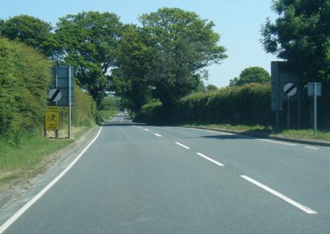 The A487 will be closed in both directions from Parrog St junction to the Market St junction.