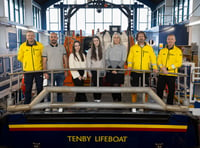 WATCH: Family thank Tenby RNLI for saving daughter