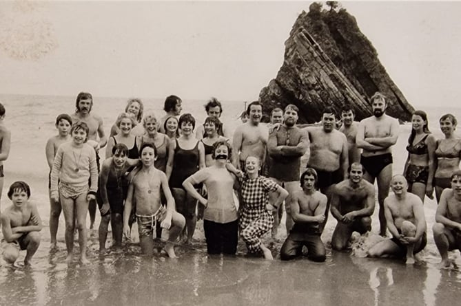 Little did these Tenby Boxing Day dippers from 1971 realise that they were the pioneers of the famous festive event that has taken place every year since (apart from Covid)!