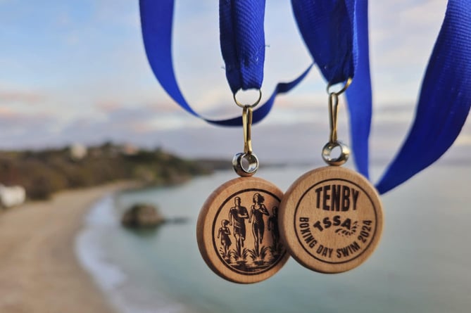 The Tenby Boxing Day Swim are delighted to reveal the brand new designed medals that swimmers will receive.