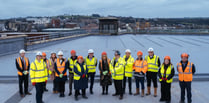 Construction milestone at new Health and Wellbeing Hwb