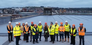 Construction milestone at new Health and Wellbeing Hwb