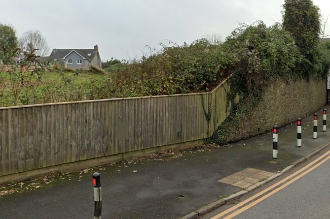 Pembroke Town Council is seeking permission to site allotments near the town\'s railway line. Picture: Google Street View.