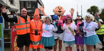 WATCH: Fancy dress dippers dash for the sea at Saundersfoot Swim