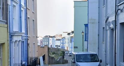 Crackwell Lane leads from the seaside town’s High Street to Crackwell Street, which overlooks the harbour and North Beach.