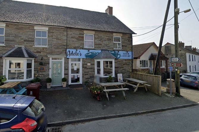 A change of use is being sought at Adele’s café at Awelfa, High Street, Cilgerran. Picture: Google Street View.