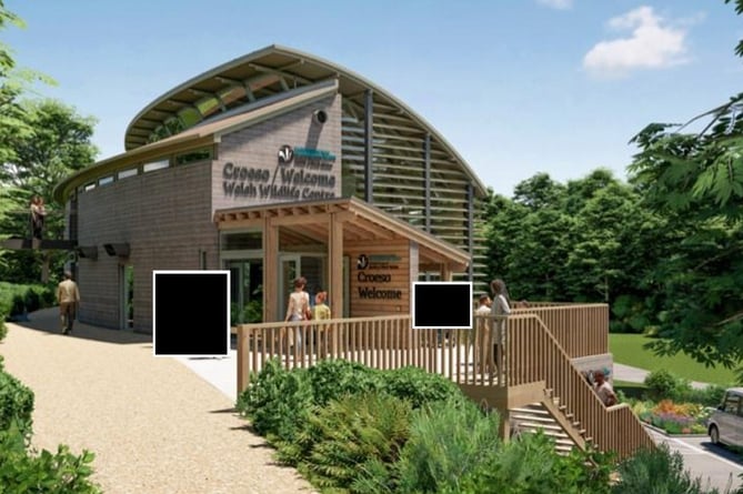 An artist impression of the new entrance proposed at the Welsh Wildlife Centre, Cilgerran. Picture: Childs Sulzmann Architects/ Wildlife Trust of South & West Wales.