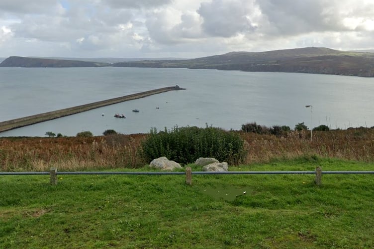 The view across Goodwick from close to the proposed campsite. Picture: Google Street View