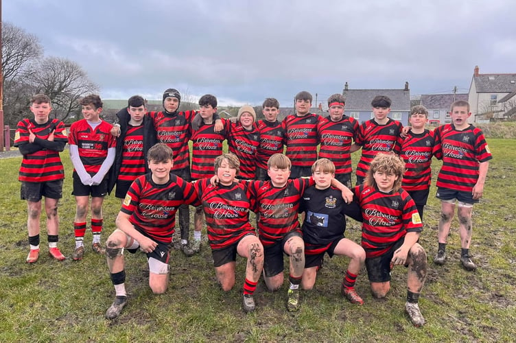 Tenby under 14s impressed in their game against Crymych