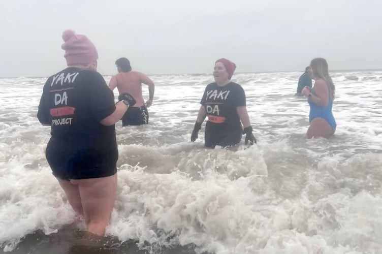 Members of the Yaki-Da Boi Project have completed a number of outdoor challenges including the Saundersfoot New Years Day Swim in recent months.