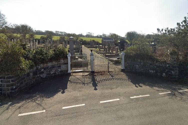 The existing Tabernacle Cemetery, Fishguard. Picture; Google Street View.