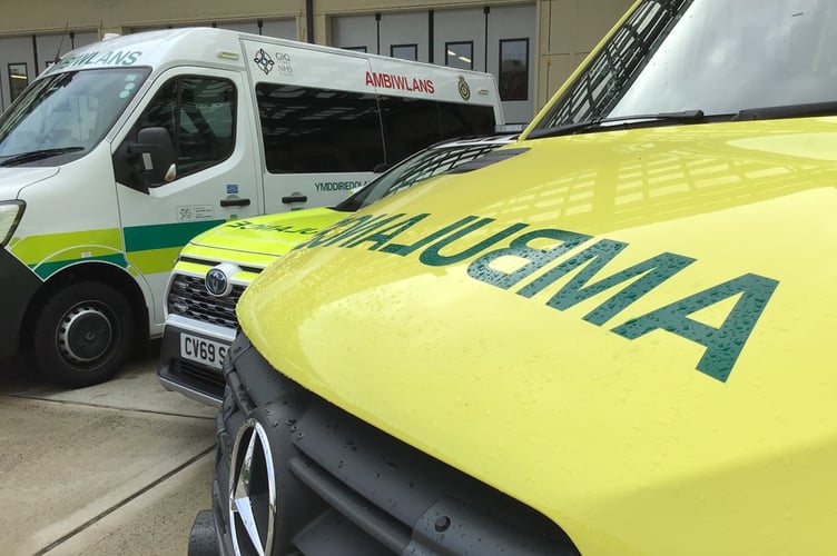 Wales ambulances